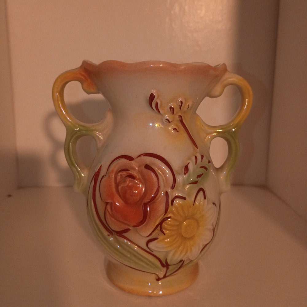 Vintage Lusterware Brazilian Vase. Short